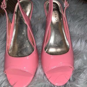 Pink heels